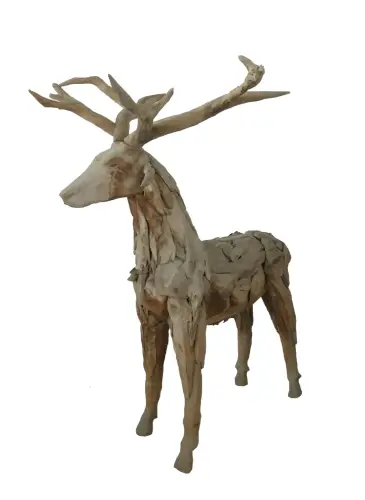 Product image of the product “Standing Deer, the horns can be removed. About 168cm length and 150cm height . ”